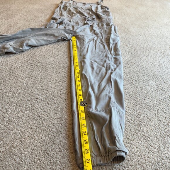 Young Fabulous & Broke Tencel Olive Green Jumpsuit Utility Jogger Sleeveless MED - Picture 8 of 11